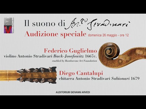 A.Stradivari: violin Back-Josefowitz 1667c and Sabionari 1679 guitar - Michel Farinel 1685