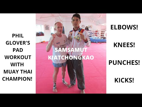 PAD WORKOUT WITH MUAY THAI CHAMPION!