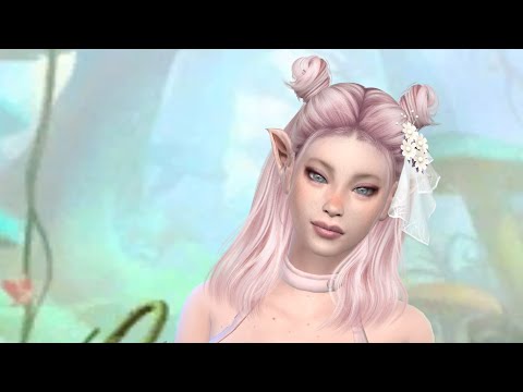 sims game cc download dyed-hair female Nissa Mistycrystal by Bonita100 Cas Video Preview