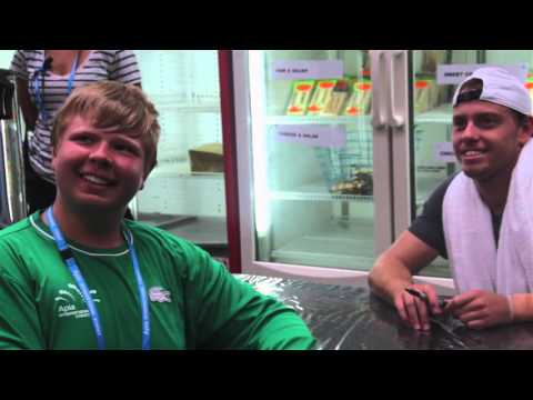 James Duckworth a hit with Woolworths ballkids