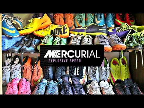 MY NIKE MERCURIAL COLLECTION !!!