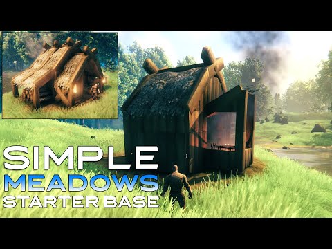 Valheim - Easy Starter Home For The Meadows Build video