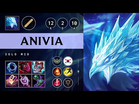Anivia Mid vs Yone: Quadra Kill, Legendary - KR Challenger Patch 14.18