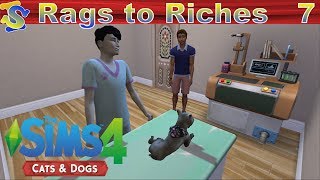 Let's Play The Sims 4 Rags to Riches Cats and Dogs EP7