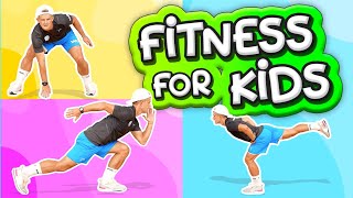 Fitness exercises for kids and PE
