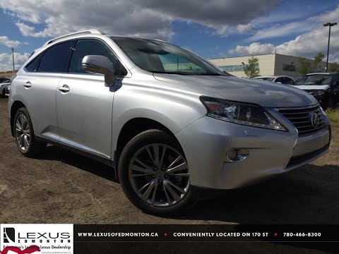 Lexus Certified Pre Owned Silver 2013 RX 350 AWD Touring Package Review | Leduc Alberta