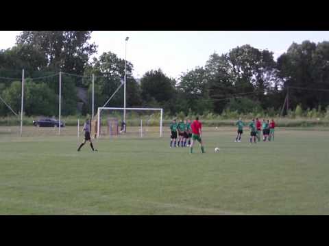 Gol w meczu Cobra Wężerów - Zryw Przesławice 19.06.2011 r.