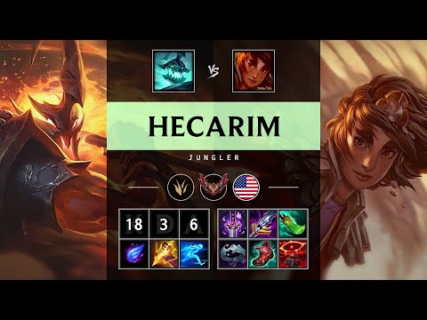 Hecarim Jungle vs Taliyah - NA Grandmaster Patch 25.10