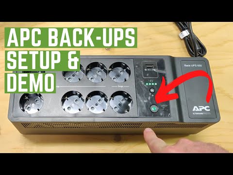 APC Back-UPS 650VA Unboxing & Getting Started | NAS Shutdown Demo