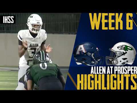Allen Dominates Prosper 51-21 in 6-6A Opener Behind Ty Snell's Big Night