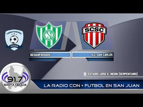 TORNEO REGIONAL AMATEUR 2026: DESAMPARADOS VS. S.C. SAN CARLOS