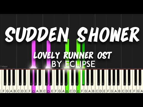 이클립스(ECLIPSE) - 소나기 (선재 업고 튀어 OST) Sudden Shower (Lovely Runner OST) synthesia piano tutorial