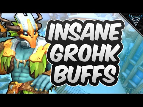 INSANE NEW GROHK BUFFS!! IS HE META NOW?? | Paladins