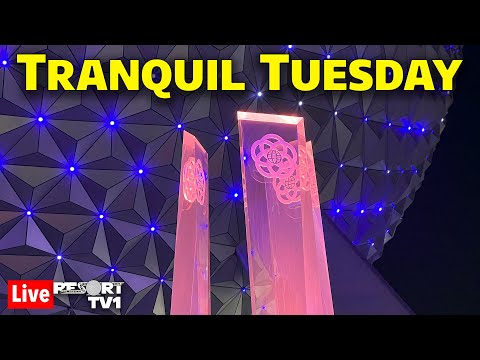 🔴Live: Tranquil Tuesday at Epcot on a Good to Go Day at Walt Disney World - 1-23-24