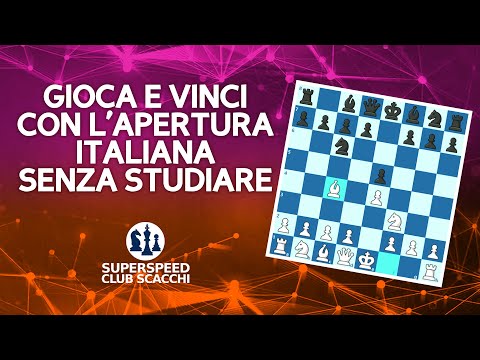 Impara l' Apertura Italiana SENZA STUDIARE