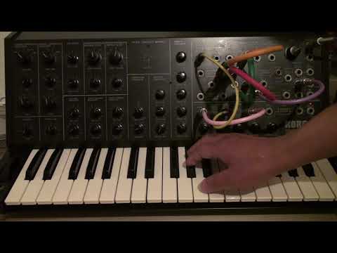 Korg MS-20 20-21 loop #korgms20