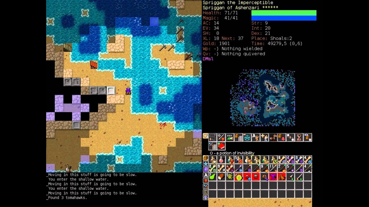 Let's Try Dungeon Crawl Stone Soup Spriggan enchanter p10 (ru comments)