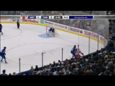 Jonas "The Monster" Gustavsson Amazing Save vs Detroit (720p)