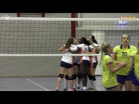 Volleybal Beker Dames 1e ronde A: Olhaco D2 - Alfa-College Volco D1 [12-10-2016]