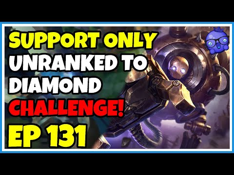 Support Unranked to Diamond Challenge - Episode 131 - Blitzcrank