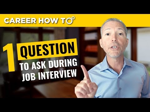 求職面試中最有價值的問題 (The Most Valuable Question to Ask in a Job Interview)