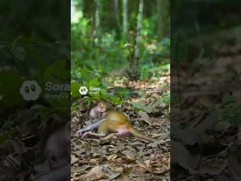 Shocking Monkey Moment #Monkey #Wildlife #Nature #Shocking #AnimalLife #NaturalSound #NoVoice