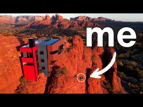 Inside an Iconic Home Built on a 200 ft Cliff!