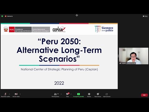Ceplan participó de Encuentro internacional por el Futuro de la Salud y el Bienestar, video de YouTube