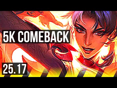 SIVIR & Rakan vs ZERI & Karma (ADC) | Quadra, 5k comeback, 15/3/12, Godlike | KR Master | 25.17