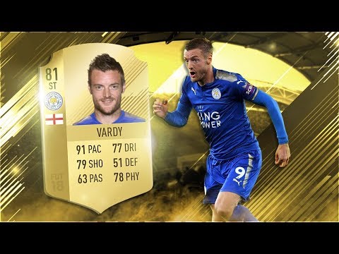 FIFA 18 Vardy Review - Jamie Vardy Player Review - FIFA 18 Ultimate Team Gameplay