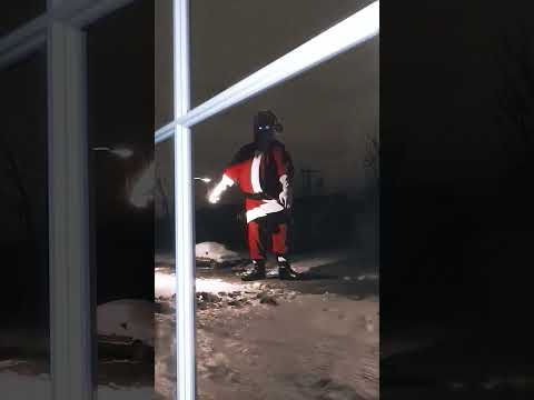 He knows if you've been bad or good!! 🎅 #christmas #santa #cursed #scary #horror #shorts