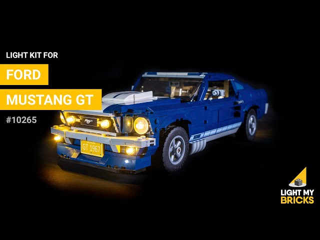 LEGO Ford Mustang GT #10265 - Light Kit - Light My Bricks