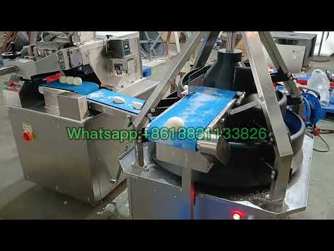 Automatic 3 piston dough divider and conical rounder machine / bread bun making machine/bread roller
