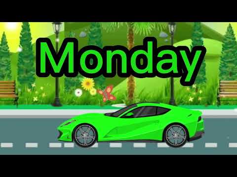 Cartoons for Kids | Days of the Week with Vehicles | MUTU Kids