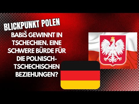 Babiš gewinnt in Tschechien.  Eine schwere Bürde für die polnisch-tschechischen Beziehungen? 