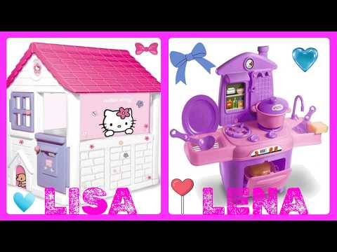 Lisa or Lena 🩷👑🩵 #lisa #lena #lisaandlena #lisaorlena #viral #trending #toys