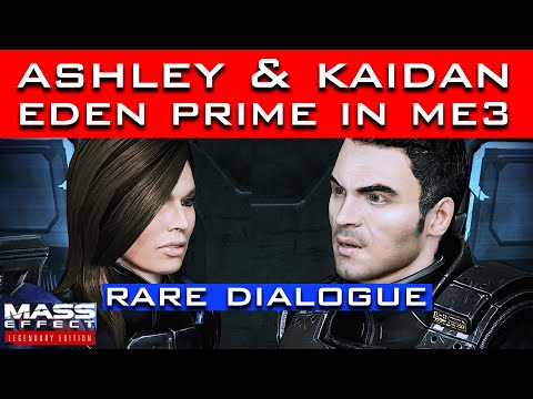 RARE Mass Effect 3 Dialogue - Ashley and Kaidan Return to Eden Prime