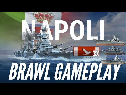 NAPOLI in brawl! - broken ships - World Of Warships