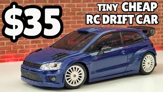 The Donut KING!!! - tiny CHEAP RC Drift Car from LDRC!