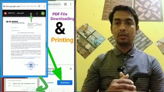 How To Download PDF File & Print | Validity Of Expired UNHCR Documents By Shorif Husain
