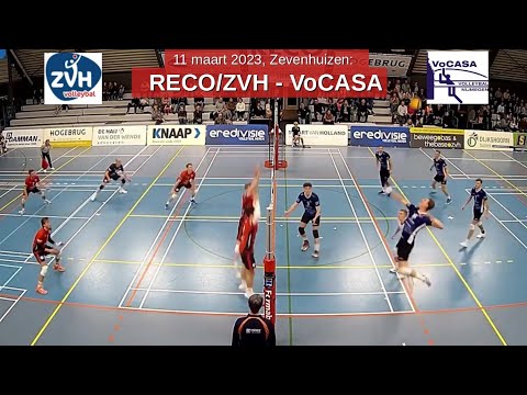2023-03-11 RECO ZVH - VoCASA (samenvatting, 10 min) Eredivisie Heren Volleybal