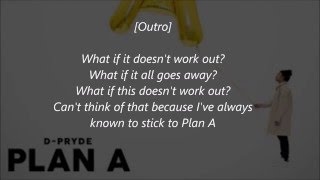Plan A - D-Pryde (Lyric Video) [Plan A]