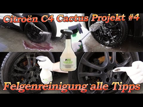 Felgen reinigen nach 5 Jahren Dauernutzung! Citroën Projekt Teil 4 - Dr.Wack High End Felgenreiniger