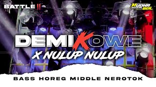 Download lagu DJ DEMI KOWE || SENAM MIDDLE NEROTOK NULUP CEK SOUND TERBARU || HUDHA GDL  mp3