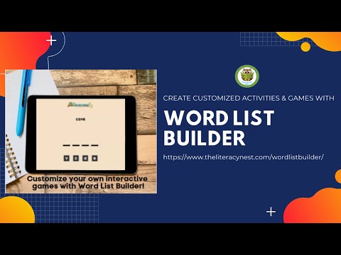 Interactive Letter Tile Spelling Games with Word List Builder | Emily Gibbons | The Literacy Nest