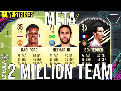 BEST META 2 MILLION COIN TEAM (5* WEAK FOOT) SQUAD BUILDER TO GET MORE WINS! FIFA 21 ULTIMATE TEAM
