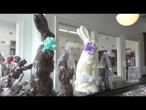 Logan candy shop sells giant 8 lb. chocolate bunnies