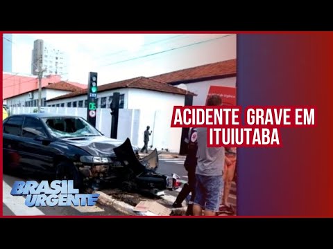 ACIDENTE GRAVE EM ITUIUTABA DEIXA UMA IDOSA MORTA | BRASIL URGENTE MINAS 20-12-2023