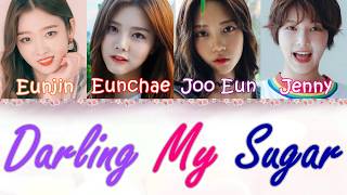 L.U.B (DIA 다이아) - Darling My Sugar [ LYRICS ]