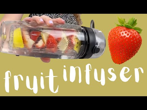 Do You Drink Enough? This Fruit Infuser Bottle From Zulay Kitchen Will Change That!